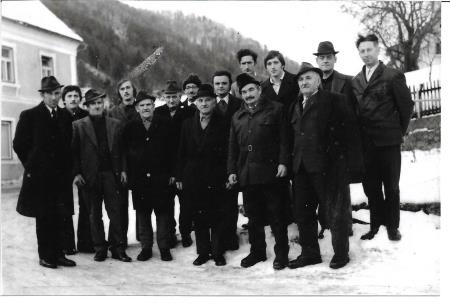 Občni zbor čebelarske družine Ožbalt leta 1970